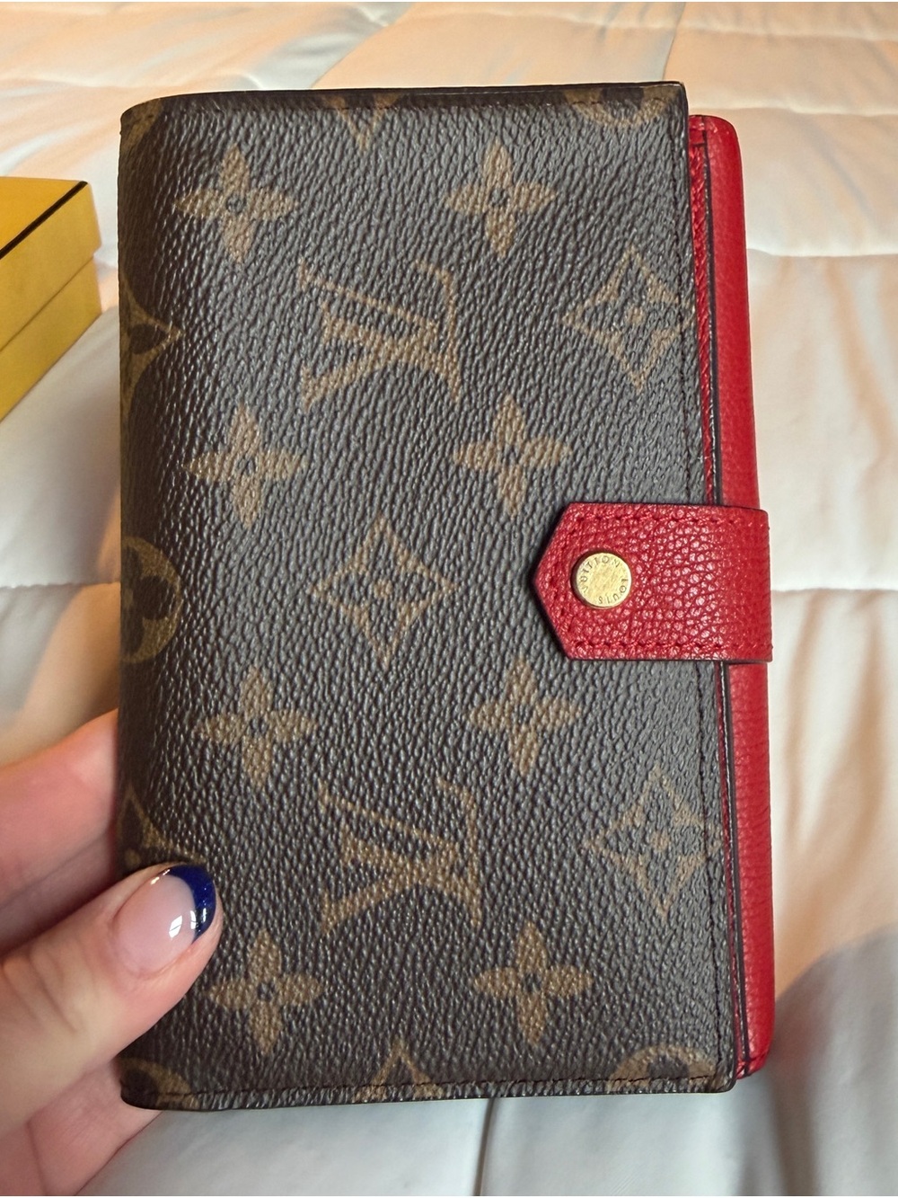 Louis Vuitton Pallas Red & Monogram Wallet - Picture 2 of 10